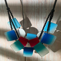 Sylca Designs - Harmony Ombre Triple Strand Necklace