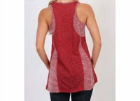 Adiktd Knit Sweater Tank in red - women's tank top - detail view