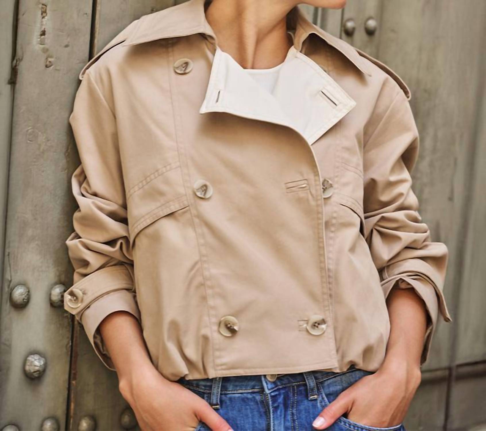Esqualo - Short Trench Coat