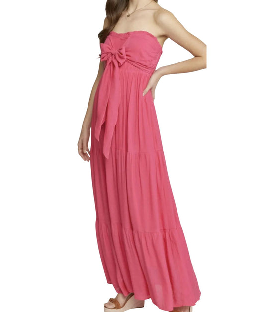 Entro - Strapless Maxi Dress