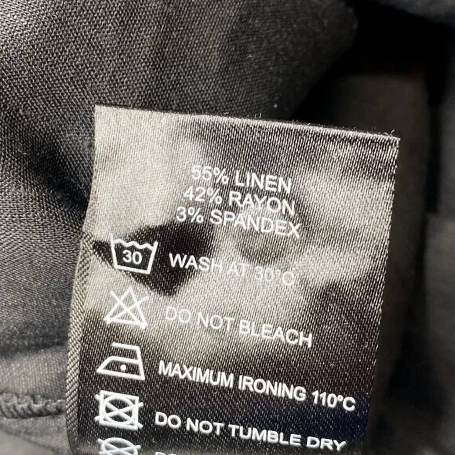 Icon Amsterdam - Men's Long Sleeve Linen Blend Button-up Shirt