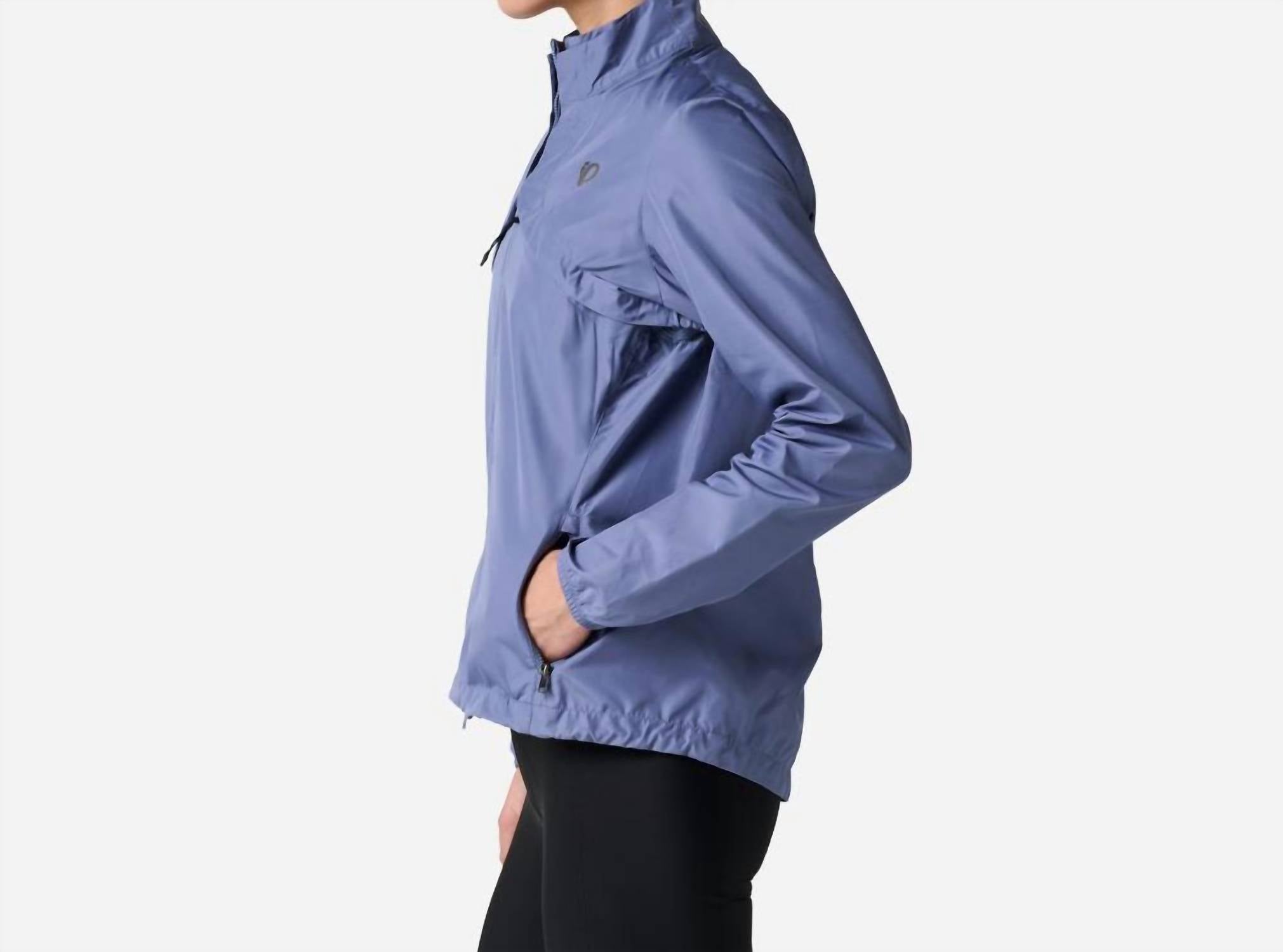 PEARL iZUMi Women's Quest Barrier Convertible Jacket in wild wind - women's jacket - alternate view