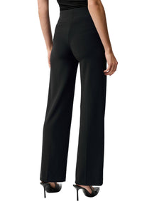 Joseph Ribkoff Classic Wide Leg Pant in black - women's pants - detail view