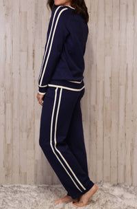 Joh Sabine Sweater Pant in blue - women's pants - view 5