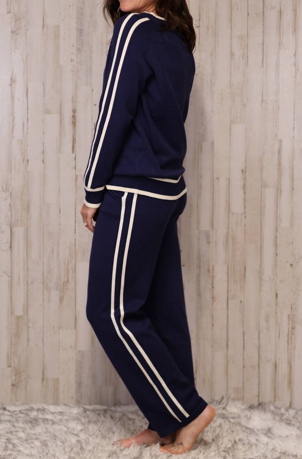 Joh Sabine Sweater Pant in blue - women's pants - view 5