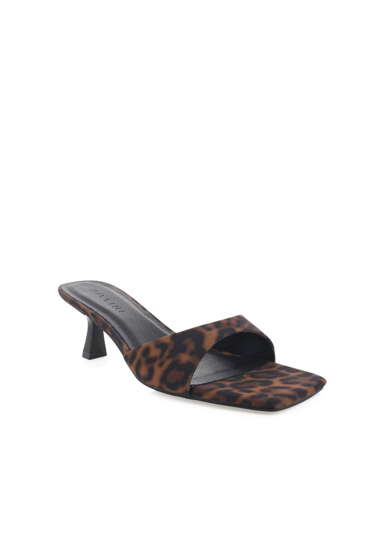 BiLLiNi Women's Meadow Kitten Heel in leopard - women's heels