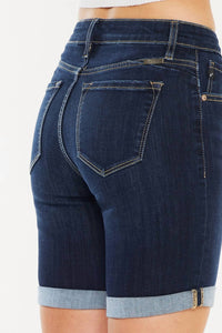 Kancan - Mid Rise Hem Detail Shorts