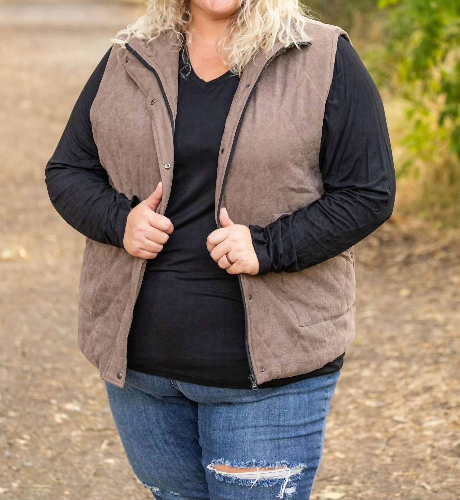 Michelle Mae - Remy Zip Up Vest