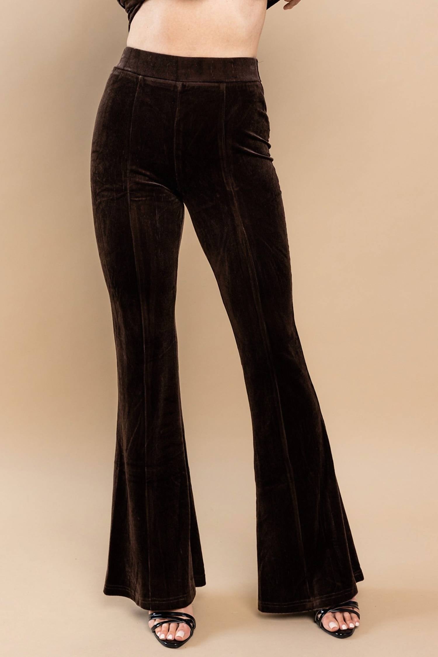 TCEC Brunch Pant in chocolate - women's pants