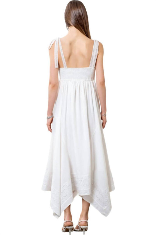 Moon River - Shoulder Tie Midi Dress
