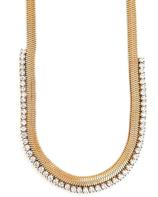 Beljoy - Women's Noni Crystal Snake Necklace