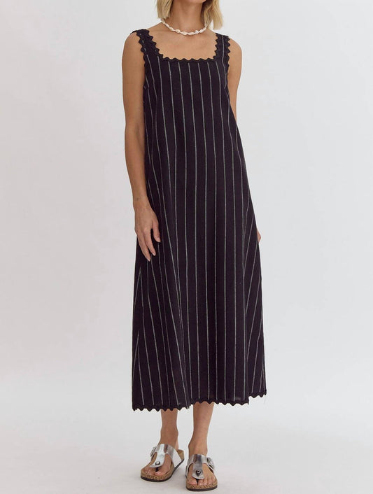 Entro - Ric Rac Striped Dress