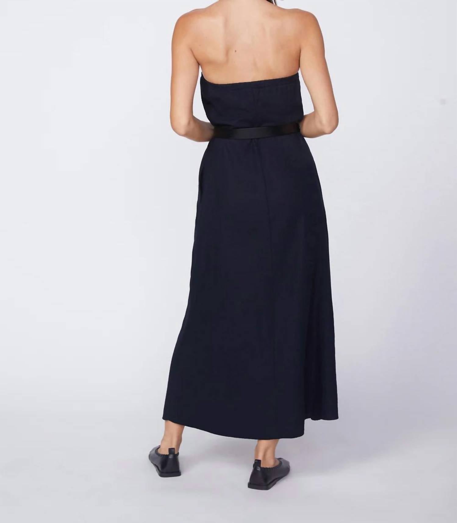 Stateside - Linen Column Maxi Dress