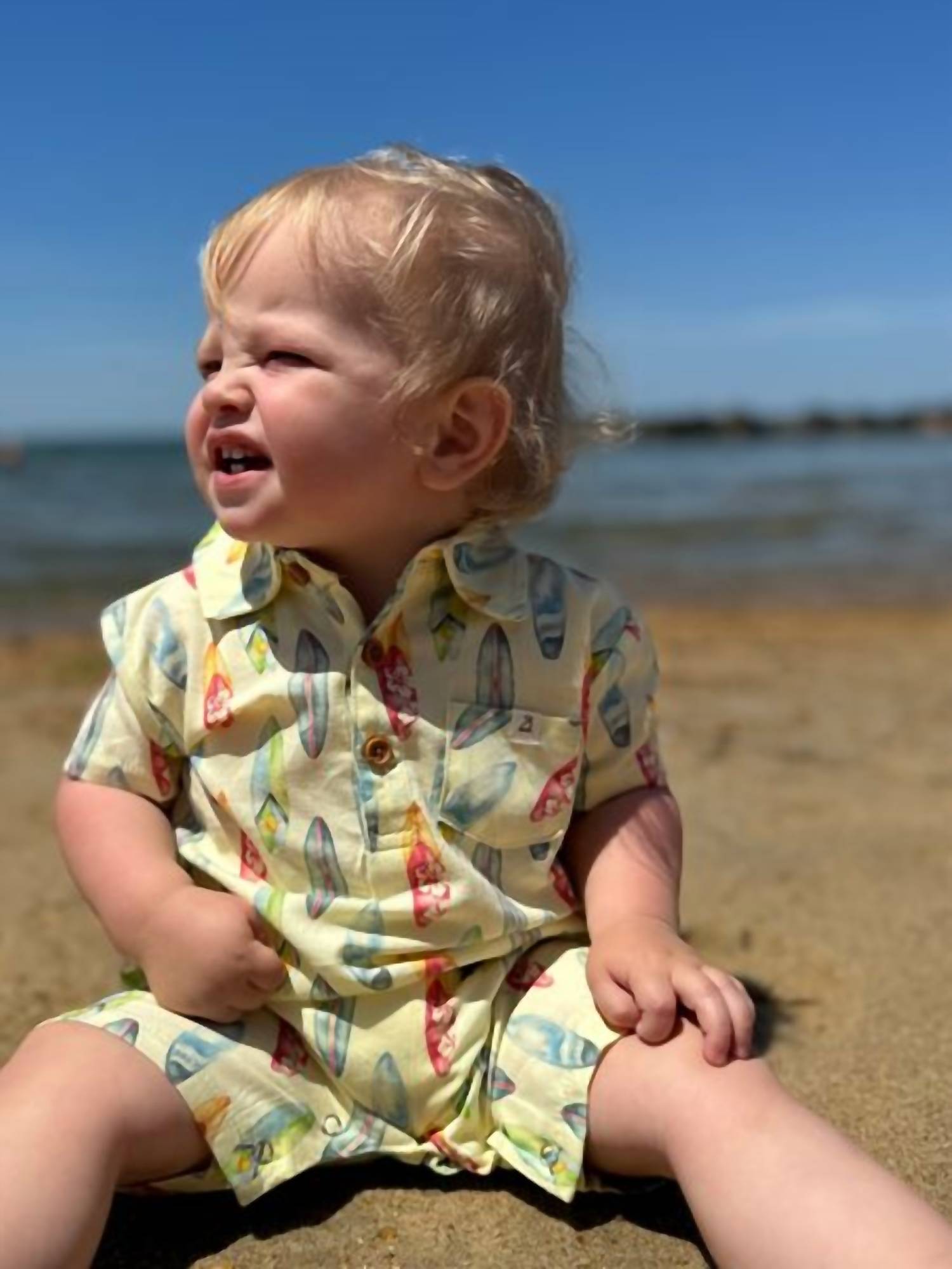 Me & Henry - Boy's Molokai Romper