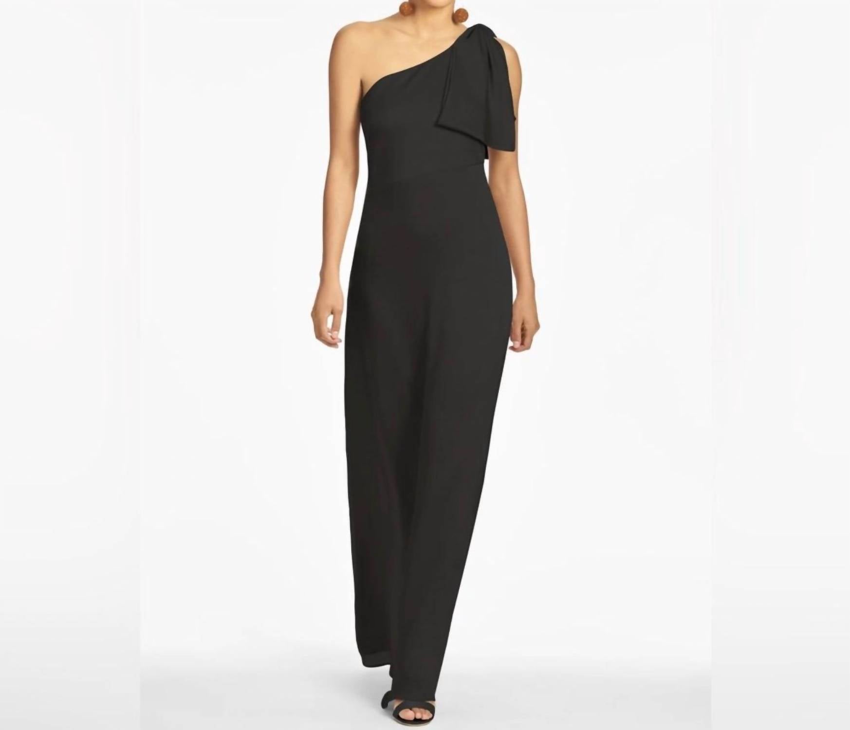 Sachin & Babi - Chelsea One-shoulder Georgette Gown