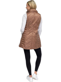 Anorak - Chevron Quilted Long Vest