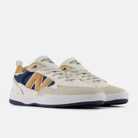 New Balance Men's Numeric Tiago Lemos 808 Lite Shoes in tan off white - men's sneaker - detail view