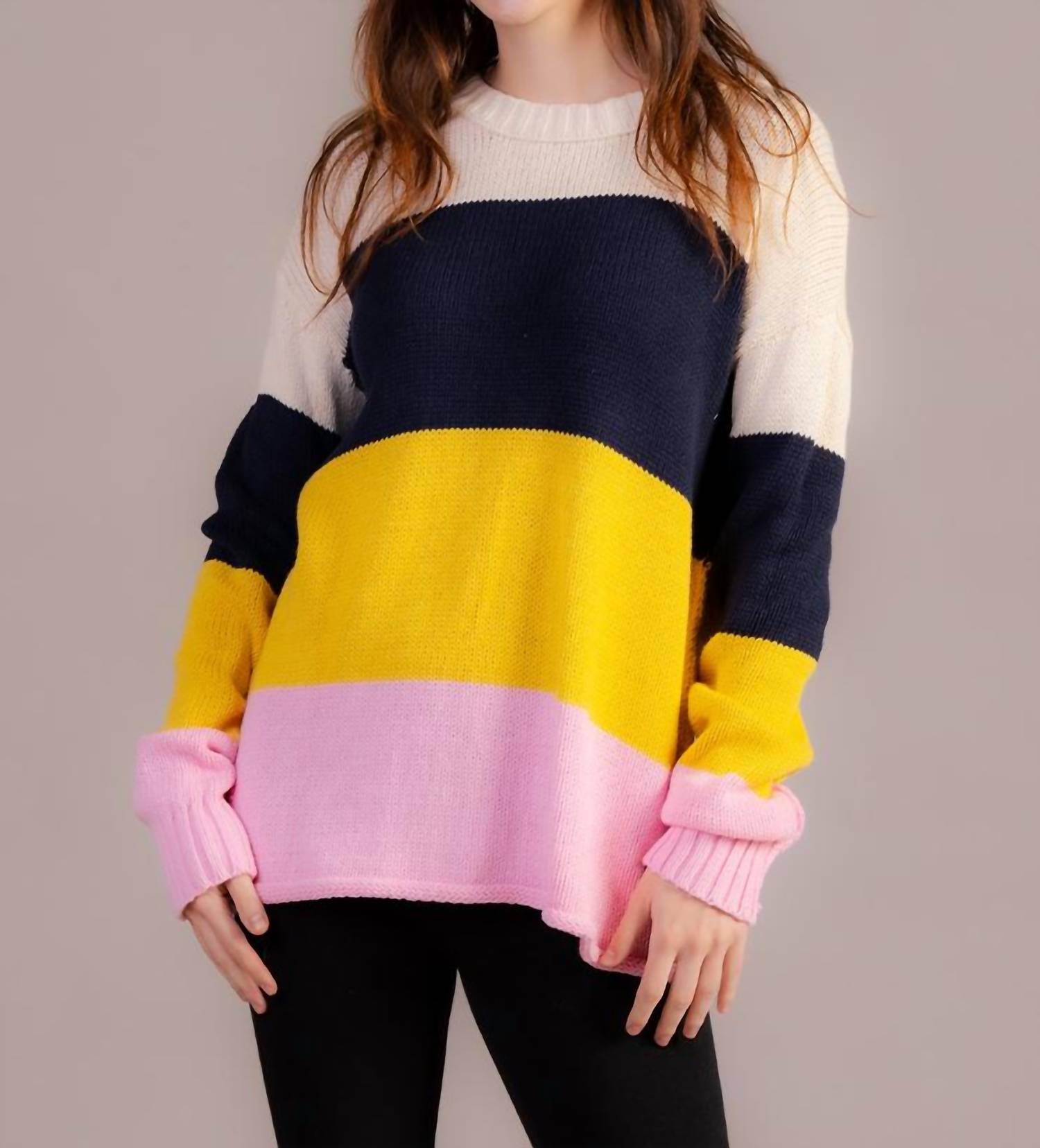 Sew In Love - Colorblock Sweater – Snagged & Bagged