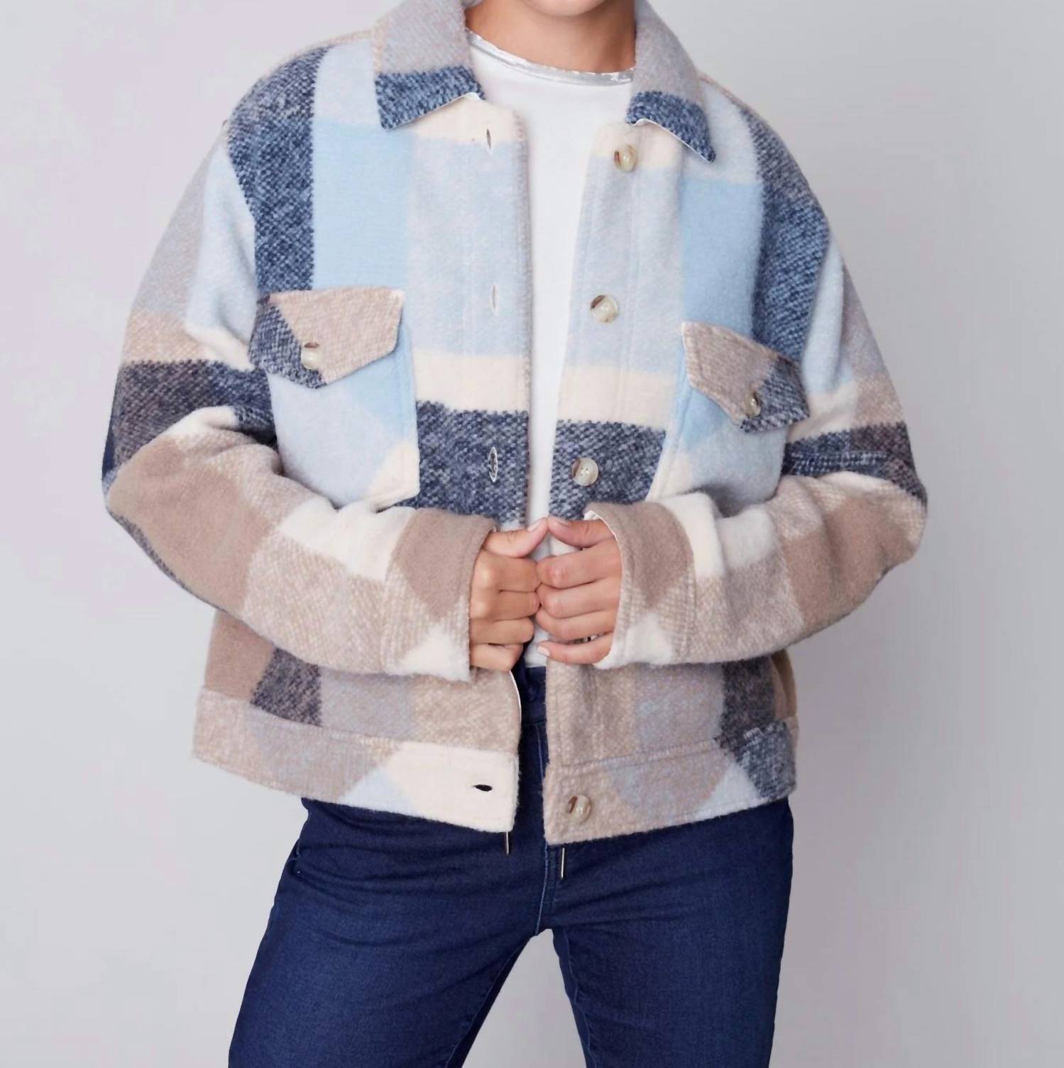Charlie B - Zoe Boiled Wool Jacket
