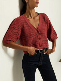 Nation Ltd - Tabby Crochet Cardigan