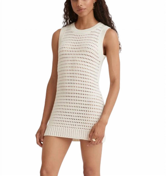 Matthew Bruch - Knit Mesh Tank Mini Dress