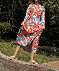 Guadalupe Design - Nora Ikat Midi Dress