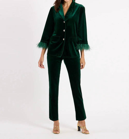 Jude Connally - Essie Jacket Stretch Velvet Blazer