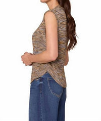 Democracy - Sleeveless Sweater With Side Ruching