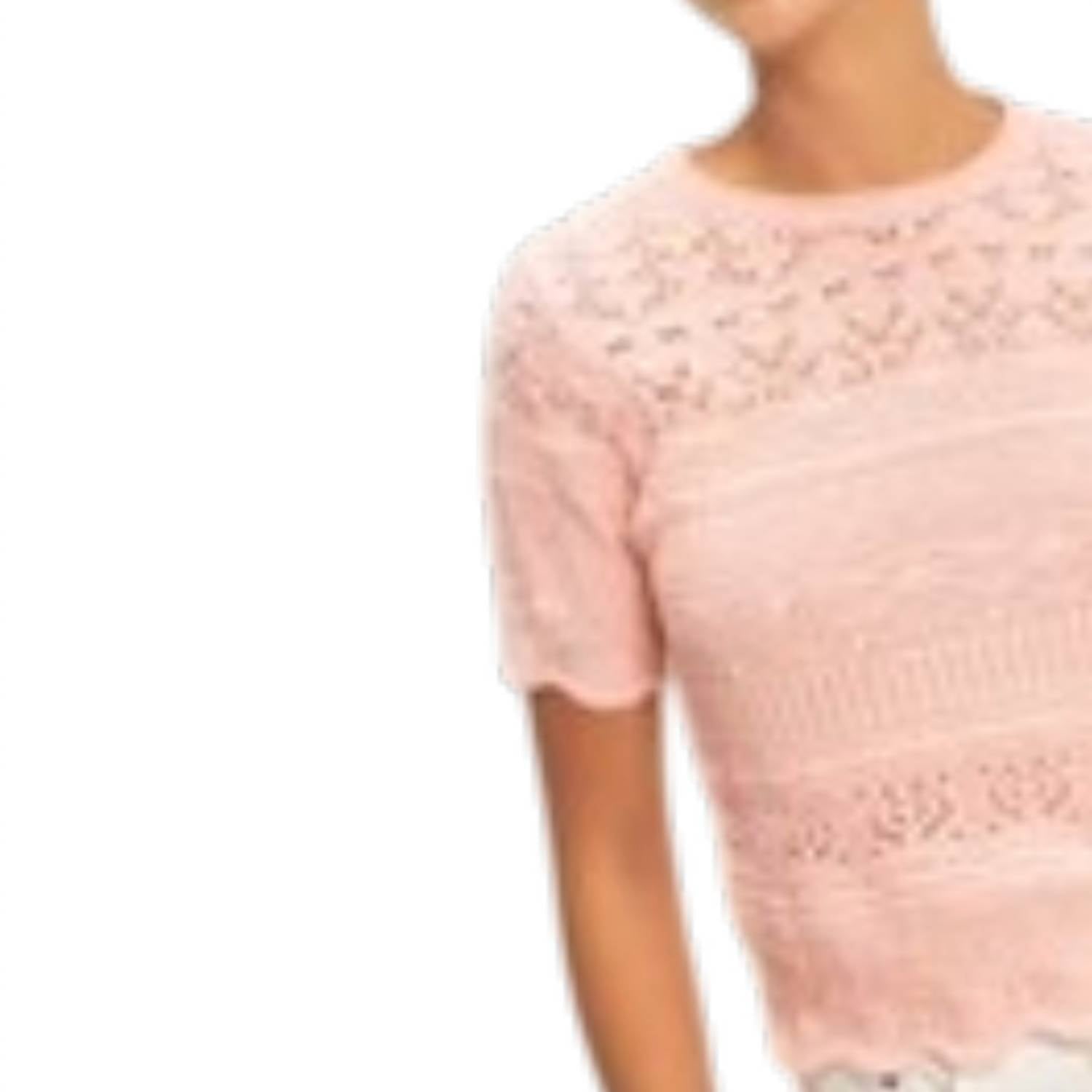 Hyfve - Crochet Knit Short Sleeve Top