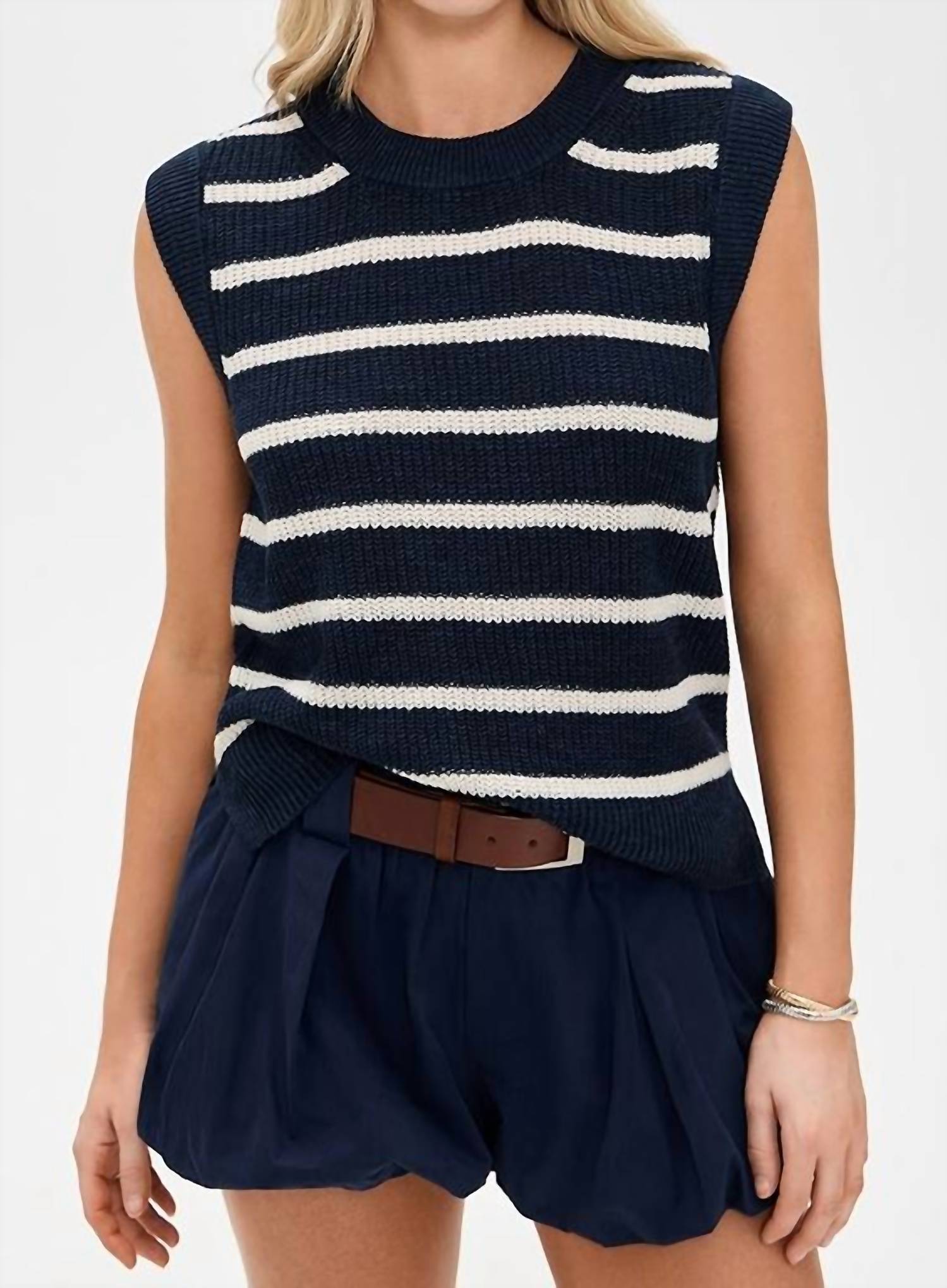 Faherty - Miramar Linen Sweater Tank Top
