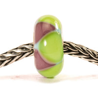 Trollbeads Women's Triangles Glass Bead Charm in green - women's accessory - detail view