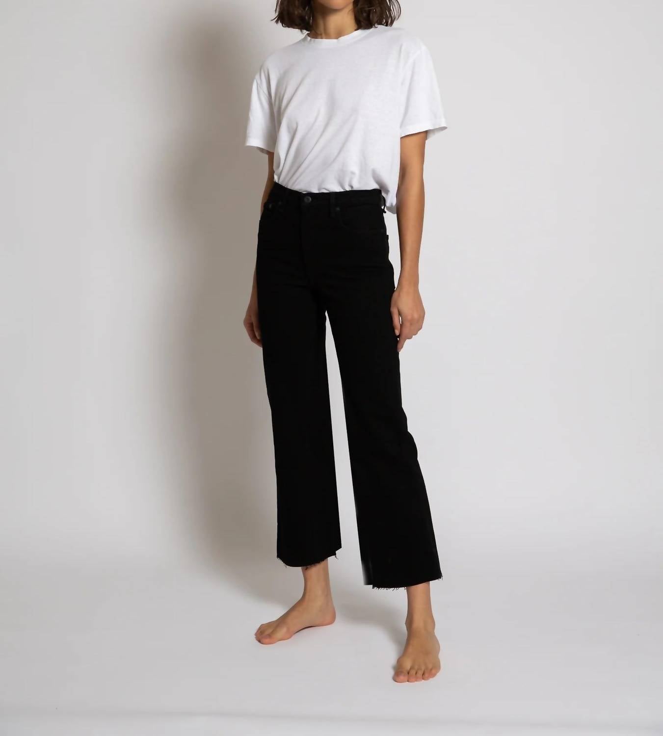 Askk Ny - Women's Resin Slim Crop Pants