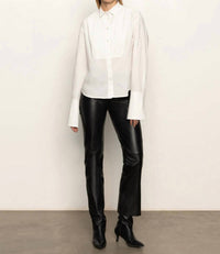 Sanctuary Women's New Era Tuxedo Shirt in white - women's long sleeve top - view 5