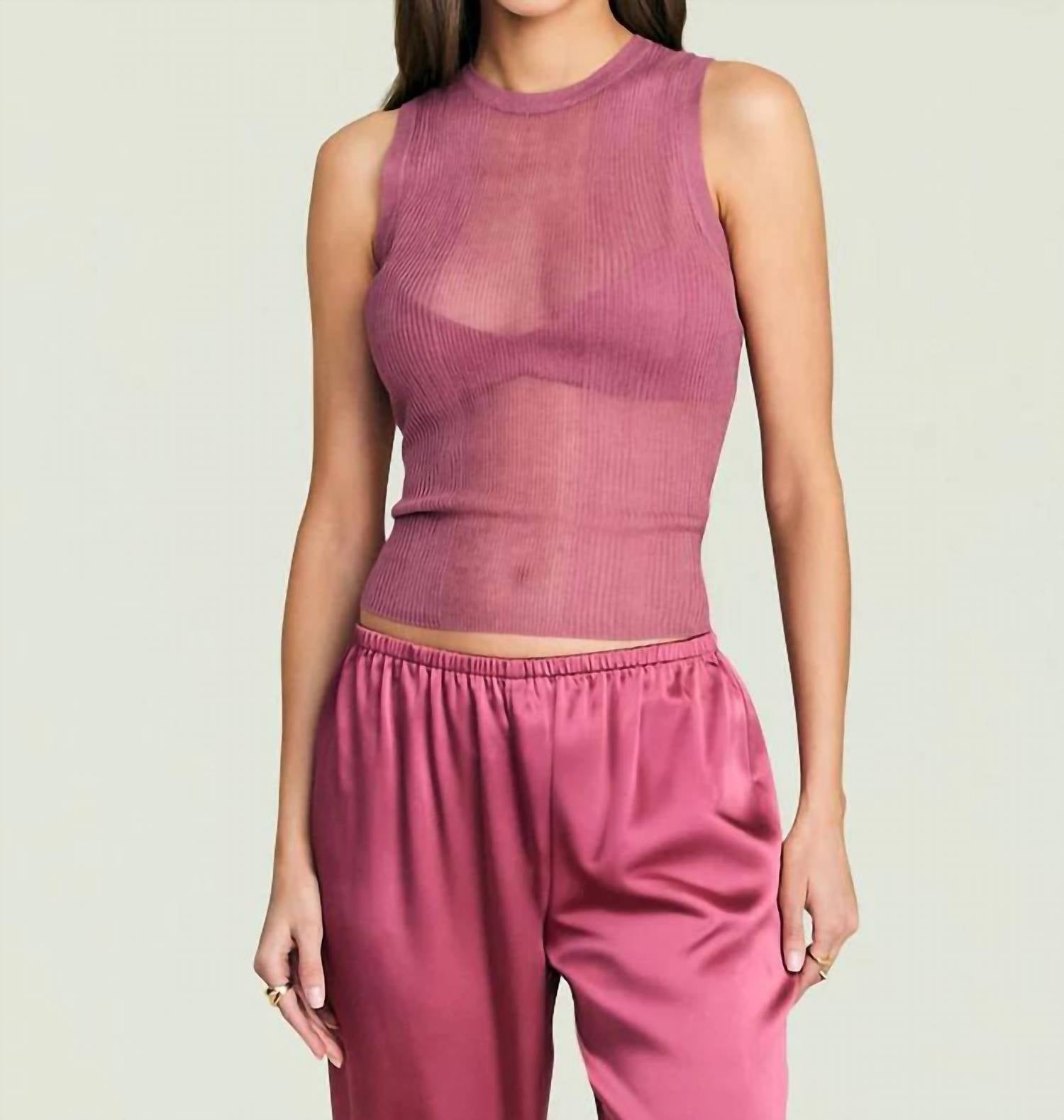 Ser.O.Ya - Jori Rib Knit Tank Top