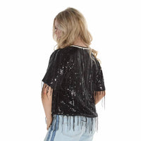 Thml - Fun & Festive Fringe Sequin Tee