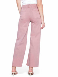 CHARLIE B Bay Harbor Wide Leg Pants in woodrose - women's pants - alternate view