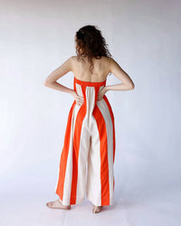 Wishlist - Striped Strapless Jumpsuit