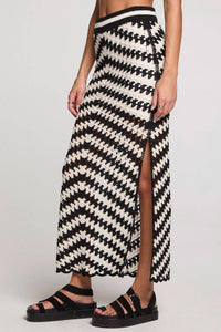 Saltwater Luxe - Suzi High Slit Midi Skirt