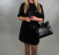 Elan - Relaxed T-Shirt Fit Sequin Dress