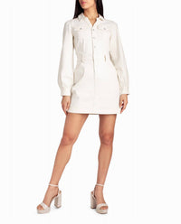 Nicole Miller - Denim Mini Shirt Dress