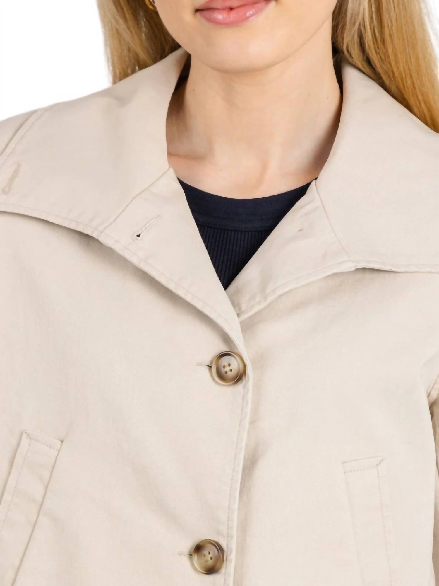 J. Society - Cropped Trench Coat