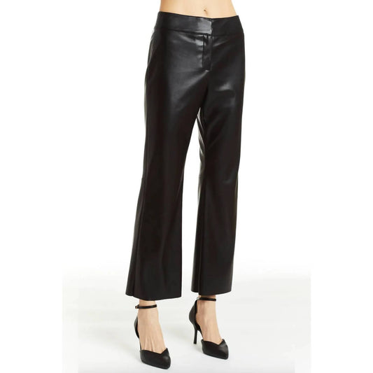 Drew - Riley Vegan Leather Flare Pant