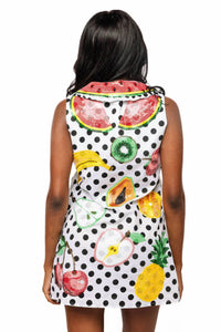 Queen Of Sparkles - Polka Dot Fruit Tank Dress