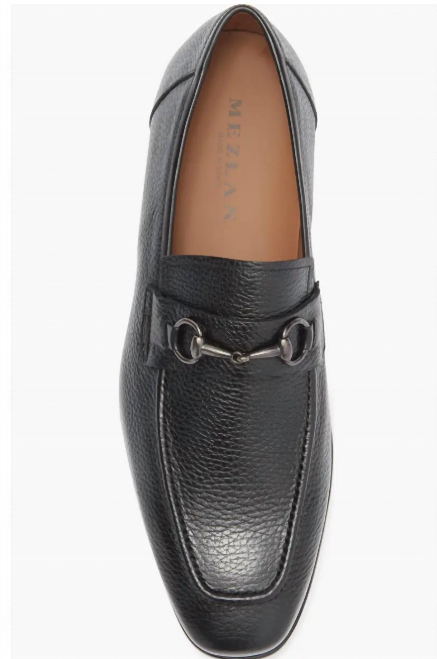 Mezlan Men's Bit Loafer in black - men's loafer