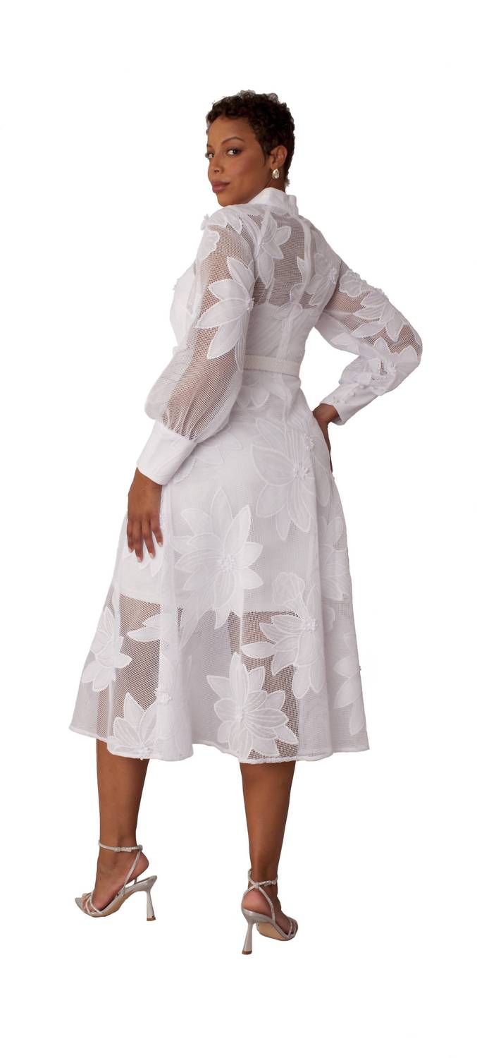 For Her Nyc - Floral Mesh Two-piece Dress