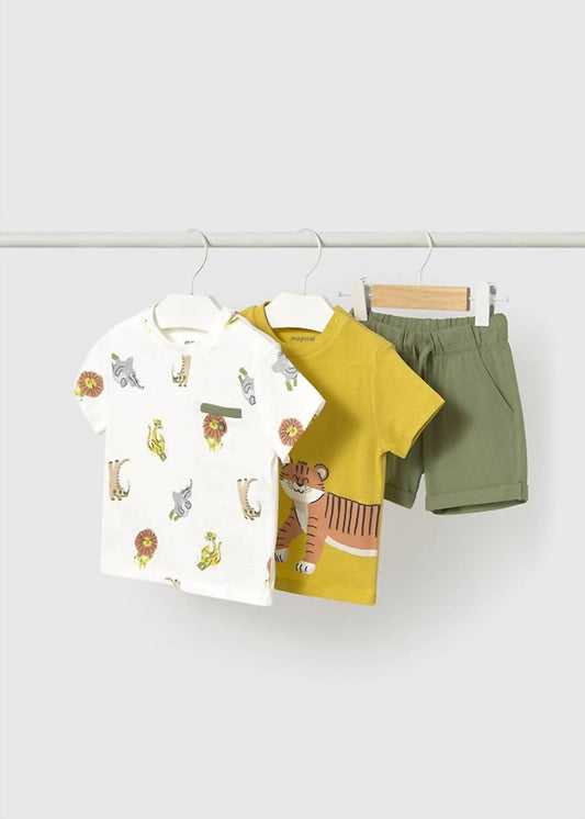 Mayoral - Boys' 3-Piece Animal Knit Set