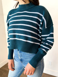 In-Loom - Isla Striped Crop Sweater