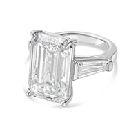 Diana M Jewels - Women's Emerald & Baguette Lab-Grown Diamond Fashion Ring (15.00 Ct) - Grand