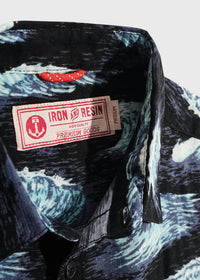 Iron & Resin Men's Bonzai Shirt in black - men's shirt - detail view