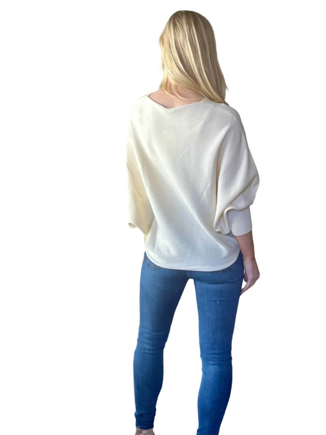 Carole Christian Dolman Sleeve Sweater - women's blouse - detail view